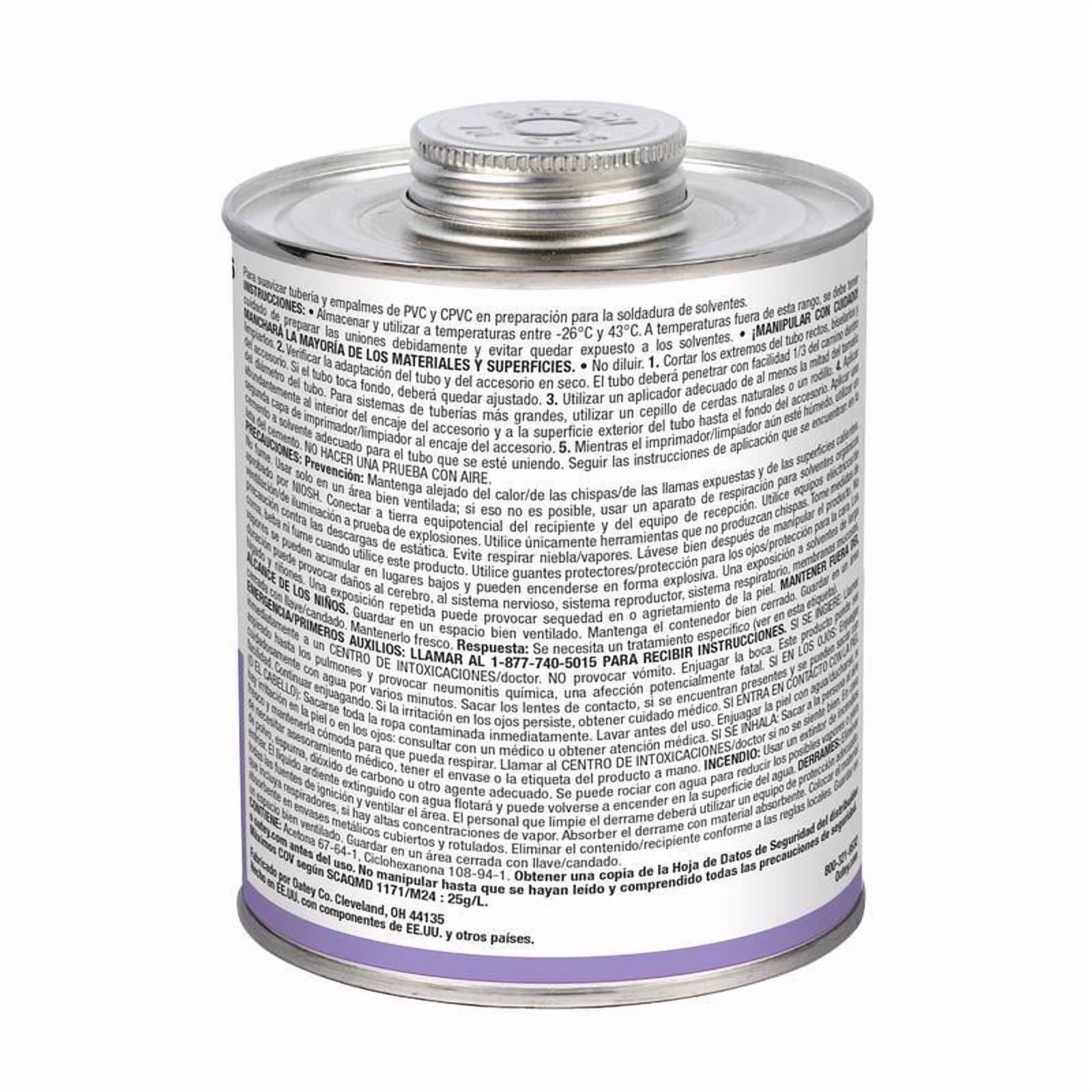 Oatey Purple Primer,Cleaner,32 oz. 30806