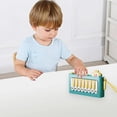 thumbnail image 4 of Piano de Poche Bleu Mini Jouet pour Enfants Instrument de Musique Jouable Clavier Éducatif 6.89X3.94X1.42 Pouces Jouet d'Apprentissage pour Tout-Petits Cadeau d'Éveil Musical, 4 of 6