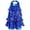 Royal Blue, variant on Ocealan Girls Modern Jazz Hiphop Dance Costume Sequins Halter Ruffles Leotard Dress Silver 4