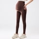 thumbnail image 4 of Amzcrzy 2PC Leggings premamá color liso por encima de la barriga clásicos largo completo cómodos suaves yoga ejercicio informal S-XL Azul, 4 of 6