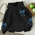 thumbnail image 1 of Sudadera con capucha para niña, con estampado de color, manga larga, informal, deportiva, con capucha, manga larga, sudadera con capucha, top con inserciones en los hombros, blusa de poliéster para ni, 1 of 7