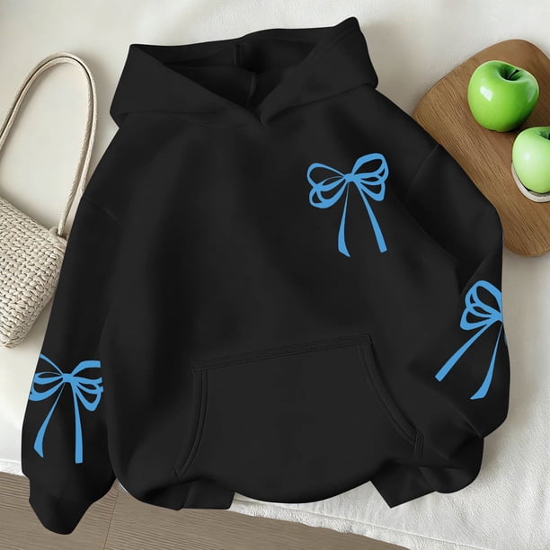 Sudadera con capucha para niña, con estampado de color, manga larga, informal, deportiva, con capucha, manga larga, sudadera con capucha, top con inserciones en los hombros, blusa de poliéster para ni