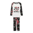 thumbnail image 2 of Fiomva Christmas Family Matching Pajama Red Holiday Pjs Sets Cotton Sleepwear, 2 of 9