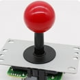 thumbnail image 3 of Ruiboury 2pcs Joystick Arcade Round Non-Delayed Interface聽Joysticks Arcade Games Parts Lightweight Authentic Kit Classic Durable, 3 of 6