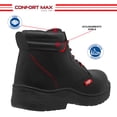 thumbnail image 3 of Zapato de Seguridad Tigo by WSM, Ergonómico y muy ligero. Con casquillo de Policarbonato. Bota Industrial. Es un calzado de trabajo antiderrapante. Est. 9005-M Tigo  9005M-NGO300, 3 of 7
