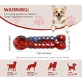 thumbnail image 2 of Durable dog toy, designed for aggressive chewers - indestructible chew bone, suitable for medium and large dog breeds, keeps dogs busy and cleans teeth - bacon flavor, 2 of 4