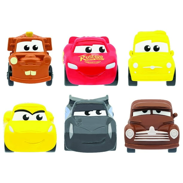 Juguete coleccionable Mash'Ems Cars, paquete de 4 unidades, Squishy Basic Fun