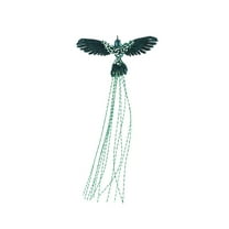 CuiLiyq Christmas Glitter Birds Ornaments, Artifical Hummingbird Decor Hanging Figurine, for Wedding Arrangements Gift Hangings Decoration (Green)