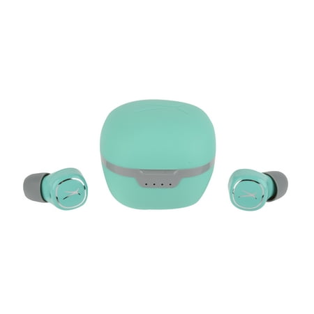 Altec Lansing True Wireless Headphones with Charging Case, Green, MZX5000-MT