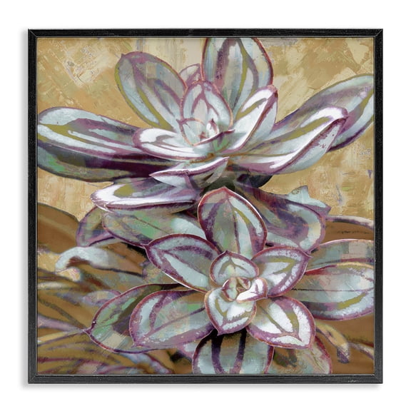 Stupell Industries Contemporary Black Framed Giclee Art, 12 x 12, by Lindsay Benson
