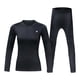 thumbnail image 2 of Conjunto de ropa interior térmica para hombre y mujer, con forro polar en la parte e inferior, cálidos y largos trajes deportivos de invierno XXXL Macarena Ropa interior térmica de esquí de invierno, 2 of 8