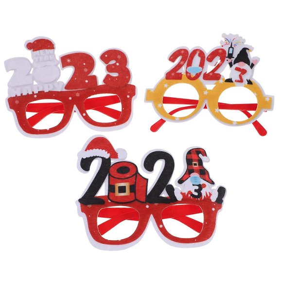 New Years Eve Party Favors, Decorative Glasses for Celebrations, Stylish Design