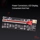 thumbnail image 4 of VER009Splus Tarjeta adaptadora PCI Express Riser PCIe 1X a 16X SATA 15P a 6P, 4 of 9