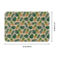 thumbnail image 3 of KLL Pineapples Palm Leaves Print Front Door Mat Indoor Outdoor Entrance, Non-Slip Mat All-Weather Doormat Indoor Outdoor Rug Patio Porch Entryway Mat, 23.6''x15.7'', 3 of 7