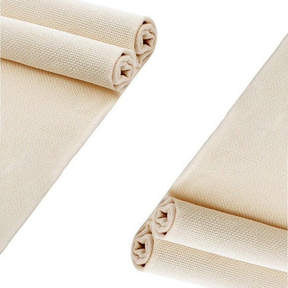 2X Tissu en Tissu à Aiguilles Perforées, Tissu de Broderie à l'Aiguille pour Aiguilles Perforées et Tapis-Perforation, 26.4 x 19.6 Pouces
