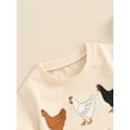 thumbnail image 4 of Suealasg Baby Boy Girl Summer Romper Short Sleeve Chicken Print Bodysuit Jumpsuit 3 6 12 18 Months Newborn Farm Clothes, 4 of 8