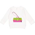 thumbnail image 2 of Inktastic Fishing Tackle Girls Toddler Sweatshirt, 2 of 4