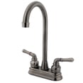 thumbnail image 1 of Kingston Brass KB493 Two Handle 4 in. Centerset High-Arch Bar Faucet, 1 of 3