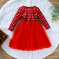 thumbnail image 2 of Sinhoon Baby Girl Boy Christmas Clothes Toddler Long Sleeves Shirt Red Plaid Pants 2Pcs Xmas Outfits, 2 of 14