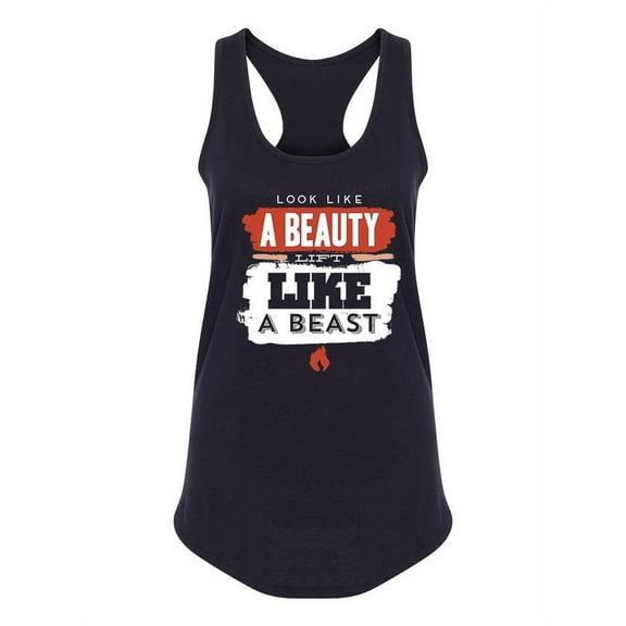 Look Like Beauty Workout Design Tank Women -Image by Shutterstock, Female Medium