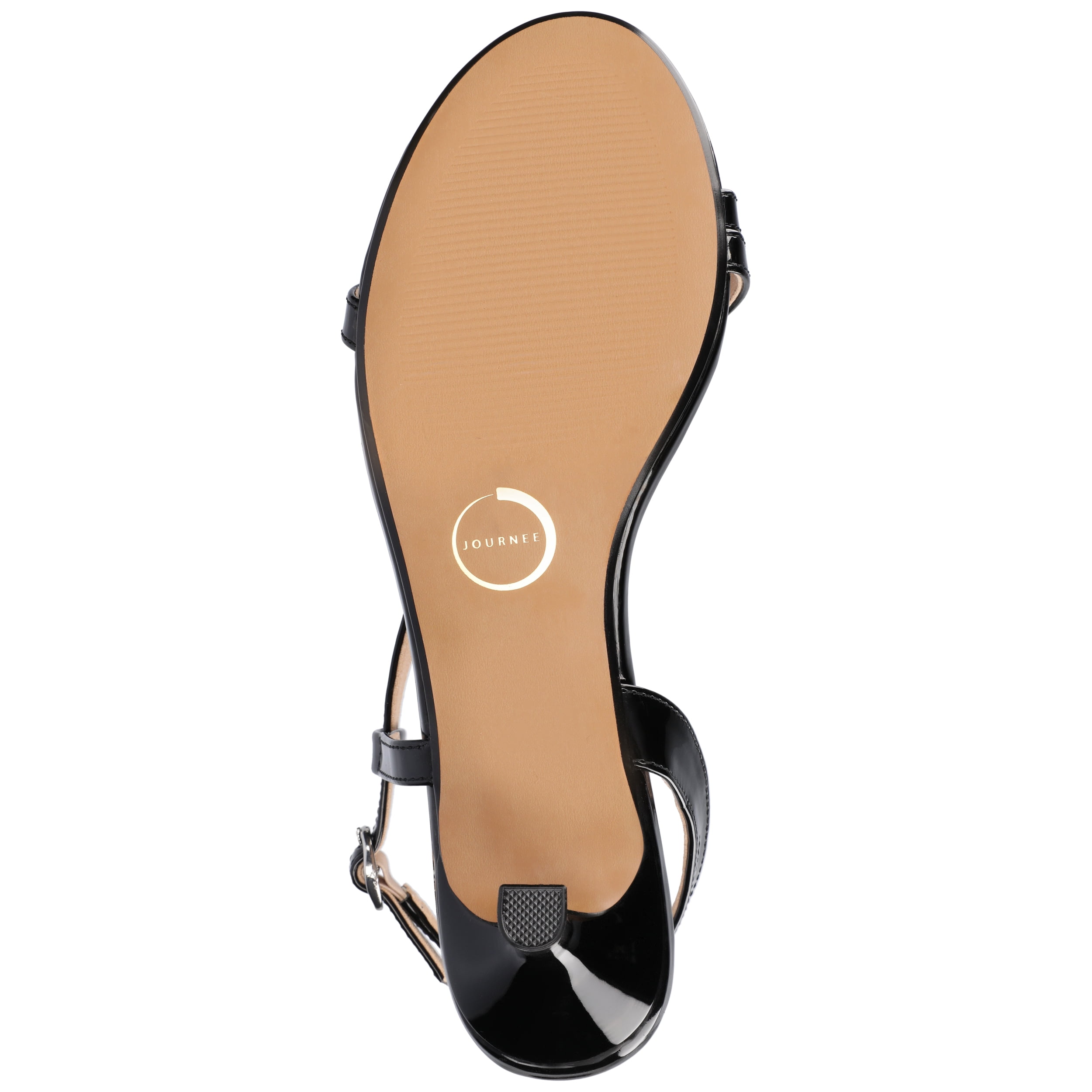 Journee Womens Jemry Crossover Strap Kitten Heel Dress Sandals