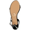 thumbnail image 6 of Journee Womens Jemry Crossover Strap Kitten Heel Dress Sandals, 6 of 10