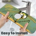 thumbnail image 6 of Fuzoiu Quirky Cartoon 123 Print Kitchen Faucet Suction Pad, Sink Splash Guard Faucet Mat, Faucet Handle Drip Catcher Tray Drying Mat For Bathroom Kitchen Bathroom Countertop, 6 of 7