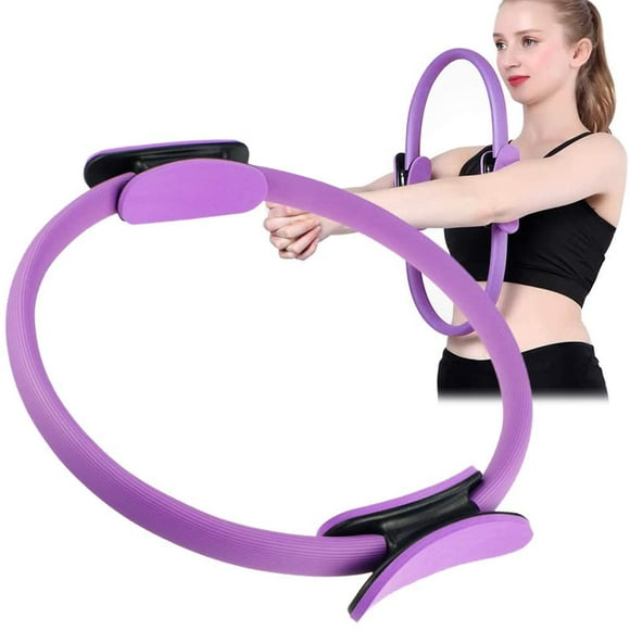 Pilates Ring, Pilates Circle, Yoga Circle, Double Handle Pilates Yoga Ring 39 Cm Exercise Circle For Fat Burning Strengthening Of The Inner And Outer Thighs