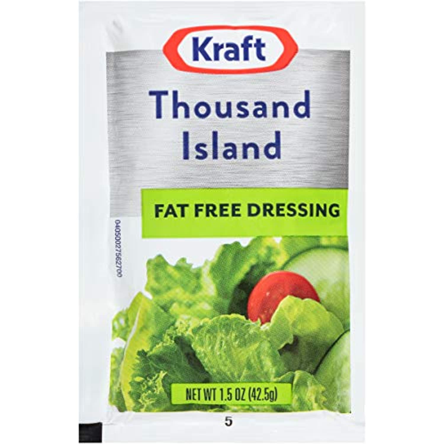 Kraft Fat Free Thousand Island Salad Dressing Single Serve Packet (1.5