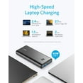 thumbnail image 6 of Anker Power Bank, PowerCore III Elite 25600 PD 60W with 65W PD Charger, Power Delivery Portable Charger Bundle for USB C MacBook Air/Pro/Dell XPS, iPad Pro 2020, iPhone 11 Pro / 11 / X / 8, and More, 6 of 7