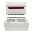 thumbnail image 6 of Wise 8WD95-1B-204 DLX Series 28" Pontoon Bench Seat - Base Only - White, 6 of 6