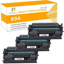 Toner H-Party Compatible Toner Replacement NO-Chip for HP CF289A 89A LaserJet Enterprise MFP M528dn M528f M507x M507n Enterprise Flow MFP M528c M528z ( 3-Pack, Black)
