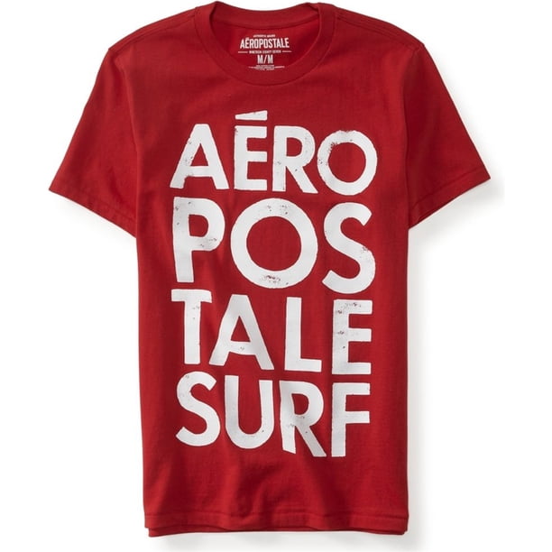 Camiseta gráfica Aeropostale Aero Surf roja Mediana