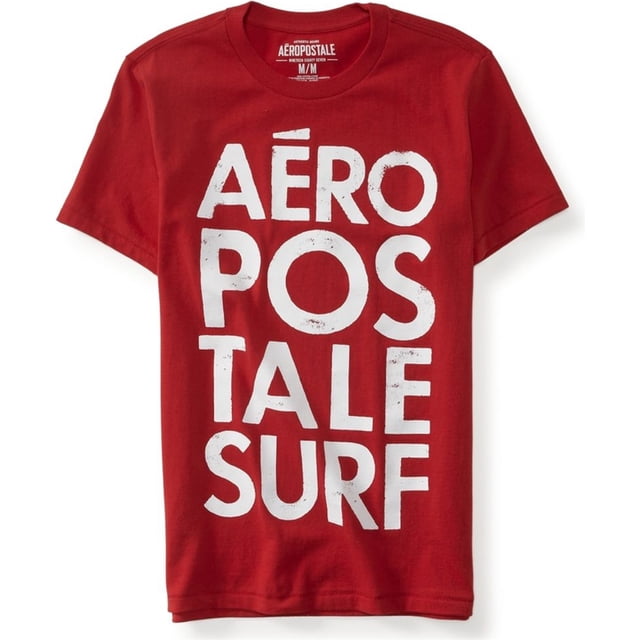 Camiseta gráfica Aeropostale Aero Surf roja Mediana