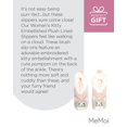 thumbnail image 7 of MeMoi Women's Kitty Embellished Plush Lined Slippers - Womens - Female (M-L, Blush), 7 of 7