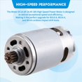 thumbnail image 5 of Motor 317004430 de Alta Velocidad (CC 10,8 V, 14,4 V y 18 V) para Taladro de Inalámbrico BS10.8, BS14.4 y BS18., 5 of 5