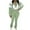 Green, variant on Fmbrln Womens 2 Piece Sweatsuit Sets Full Zip Up Long Sleeve Cropped Coat and Stretchy Waist Joggers Pants Sets Lounge Wotkout Outfits Green S