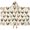 Rooster and Fowl Cream Pattern, variant on Rooster and Text Cream Pattern Hooded Bath Towel Wrap for Teens Ages 3 To 12, Soft Lightweight Quick Dry Microfiber Bath Beach Pool, 50"x30"