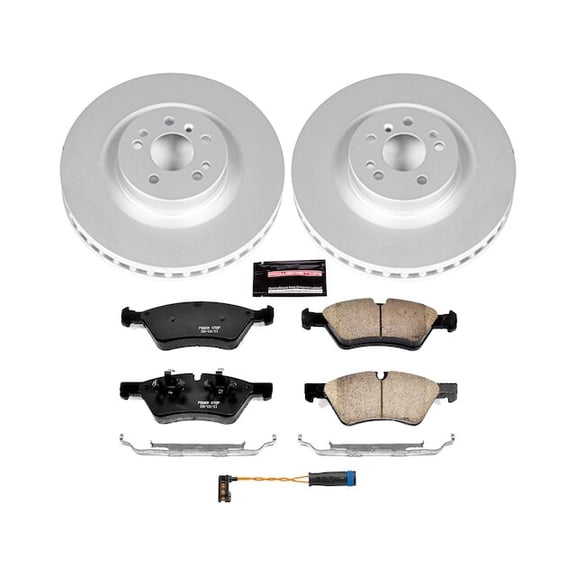 Front Brake Pad and Rotor Kit - Compatible with 2008 - 2011 Mercedes-Benz ML550 2009 2010