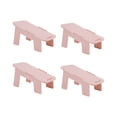 thumbnail image 1 of 4Pcs Double Layers Shoes Rack Creative Shoes Storage Rack Household Shoes Holder Shoes Stand Pink, 1 of 8