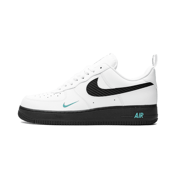 NIKE MENS Air Force 1 "White/Black Teal" DR0155 100 DR0155 100 from Stadium Goods