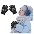 thumbnail image 5 of ASFGIMUJ Winter Gloves Kids Car Printed Gloves Creative Fashion Mobile Phone Belt Screen Knitted Gloves Work Gloves, 5 of 6