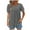 Gray, variant on 10$!Summer Plus Size Tops for Womens 2025 Fashion Daily Short Sleeved V-neck T-shirt Top Short Sleeved Round Neck Top/shirt