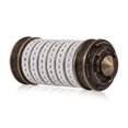 thumbnail image 2 of Romantic Zinc Alloy Cryptex Lock with Customizable 6-Letter Password, Includes Gold (20mm) & Silver (18mm) Titanium Steel Couple Rings, Love Letter, Chain Set – Brown Da Vinci Code Toy for, 2 of 3