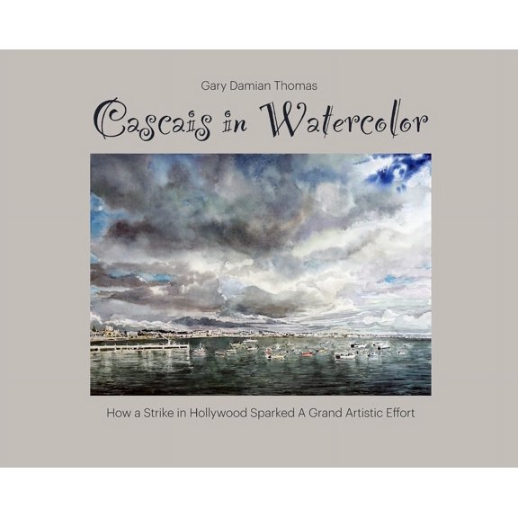 Cascais in Watercolor (Hardcover)(Large Print)