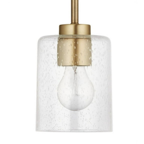 Capital Lighting 328511-449 Greyson 5" Wide Mini Pendant - Brass