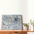 thumbnail image 4 of Butterfly Wall Art Purple Flower Butterfly Canvas Painting Prints Farmhouse Rustic Blooming Floral Pictures Wall Decor Modern Artwork Home Decoration for Bathroom Bedroom Office 16"x12", 4 of 6