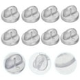 thumbnail image 4 of MasteelfCA 200pcs Caps PVC Pin Backs Keepers Replacement Brooch Clasp, 4 of 7