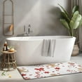 thumbnail image 2 of Red Christmas Gingerbread Man Pattern Kitchen Rug Mat,Kitchen Runner Rugs Non Skid Washable,Decorative Kitchen Floor Mats for Kitchen,Sink,Laundry,17"x47.2", 2 of 7