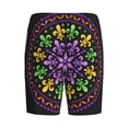 thumbnail image 2 of Lsque Mardi Gras5 Mens Sleep Pajama Shorts,Short Pajama Pants, Cotton Ultra-Soft Knit-4X-Large, 2 of 9
